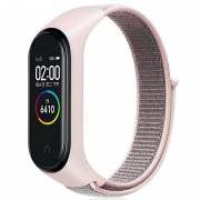 Ремешок Nylon для Xiaomi Mi Band 3/4/5/6, Розовый