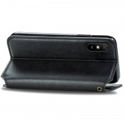 Шкіряний чохол книжка GETMAN Cubic (PU) для Xiaomi Redmi 9A, Чорний