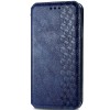 Шкіряний чохол книжка GETMAN Cubic (PU) для Xiaomi Redmi 9C, Синій