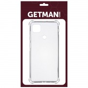 TPU чохол GETMAN Ease logo посилені кути для Xiaomi Redmi 9C, Безбарвний (прозорий)