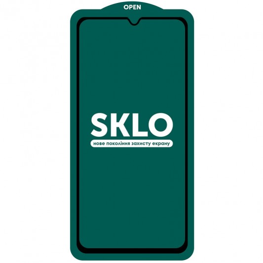 Защитное стекло SKLO 5D (тех.пак) для Xiaomi Redmi Note 10 / Note 10s / Poco M5s Черный