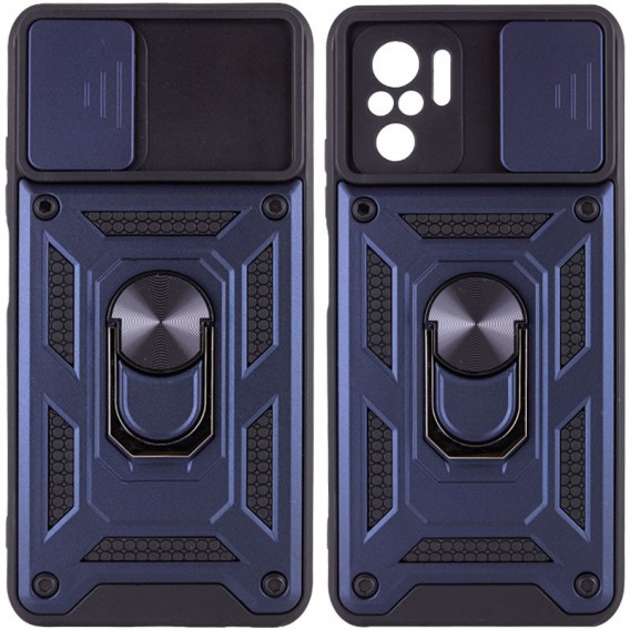 Ударостійкий чохол Camshield Serge Ring для Xiaomi Redmi Note 10 / Note 10s / Poco M5s, Синій