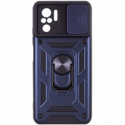Ударопрочный чехол Camshield Serge Ring для Xiaomi Redmi Note 10/Note 10s/Poco M5s, Синий