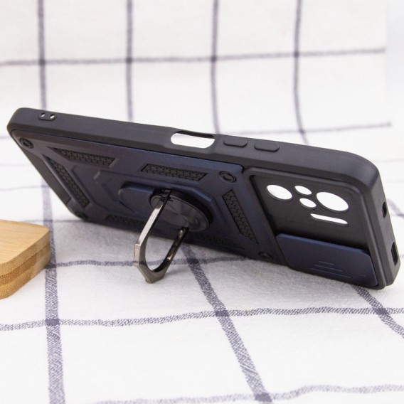 Ударостійкий чохол Camshield Serge Ring для Xiaomi Redmi Note 10 / Note 10s / Poco M5s, Синій