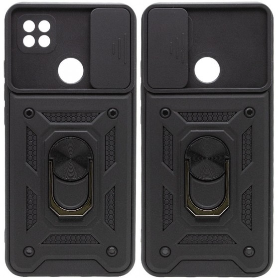 Ударостійкий чохол Camshield Serge Ring для Xiaomi Redmi 9C / Redmi 10A Чорний