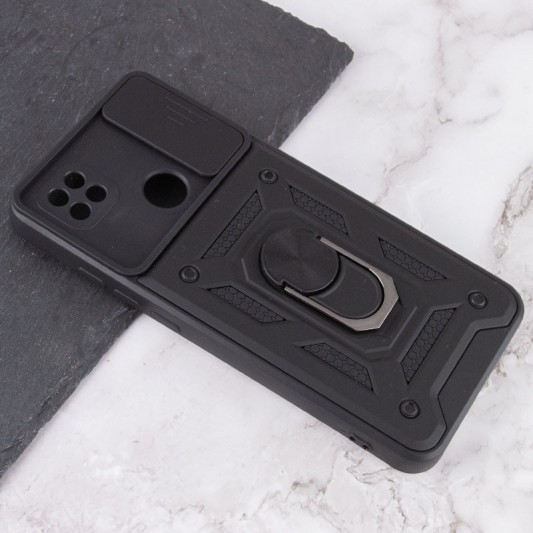 Ударостійкий чохол Camshield Serge Ring для Xiaomi Redmi 9C / Redmi 10A Чорний - зображення 3 