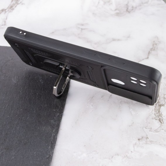 Ударостійкий чохол Camshield Serge Ring для Xiaomi Redmi 9C / Redmi 10A, Чорний