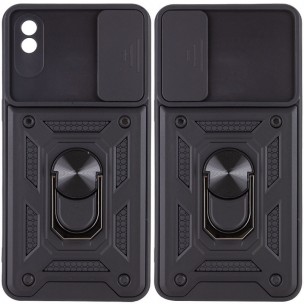 Ударостійкий чохол Camshield Serge Ring для Xiaomi Redmi 9A Чорний