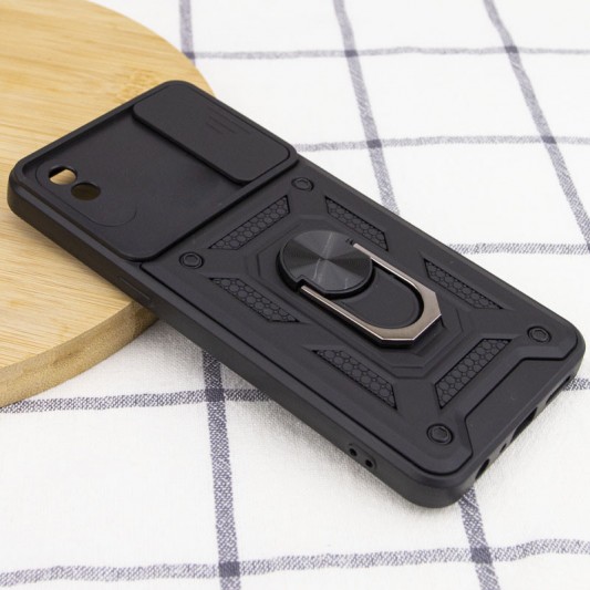 Ударостійкий чохол Camshield Serge Ring для Xiaomi Redmi 9A Чорний - зображення 1 