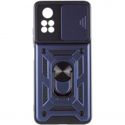 Ударостійкий чохол Camshield Serge Ring для Xiaomi Poco X4 Pro 5G, Синій