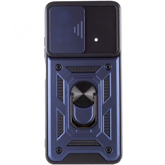 Ударостійкий чохол Camshield Serge Ring для Xiaomi Poco X4 Pro 5G Синій - зображення 2 