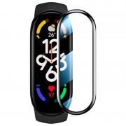 Полимерная пленка 3D (full glue) (тех.пак) для Xiaomi Mi Band 7 Черный