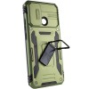 Ударостійкий чохол Camshield Army Ring для Xiaomi Redmi 10C, Оливковый / Army Green