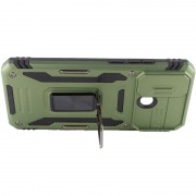Ударостійкий чохол Camshield Army Ring для Xiaomi Redmi 10C, Оливковый / Army Green