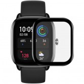 Полімерна плівка 3D (full glue) (тех.пак) для Xiaomi Amazfit GTS 4 mini Чорний Полімерна плівка 3D (full glue) (тех.пак) для Xiaomi Amazfit GTS 4 mini Чорний