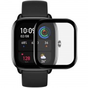 Полимерная пленка 3D (full glue) (тех.пак) для Xiaomi Amazfit GTS 4 mini Черный