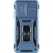 Ударостійкий чохол Camshield Army Ring для Xiaomi Redmi 10, Блакитний / Light Blue