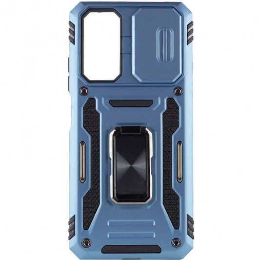 Ударостійкий чохол Camshield Army Ring для Xiaomi Redmi 10 Блакитний / Light Blue - зображення 5 