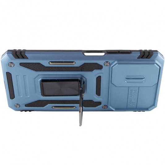 Ударостійкий чохол Camshield Army Ring для Xiaomi Redmi 10 Блакитний / Light Blue - зображення 7 
