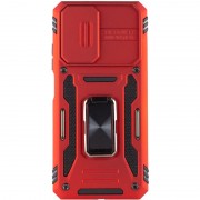 Ударостійкий чохол Camshield Army Ring для Xiaomi Redmi 10, Червоний / Red