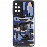 Ударостійкий чохол Camshield Serge Ring Camo для Xiaomi Redmi 10, Фіолетовий / Army Purple