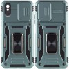 Ударостійкий чохол Camshield Army Ring для Xiaomi Redmi 9A, Зелений / Light Green