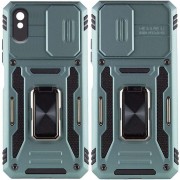 Ударопрочный чехол Camshield Army Ring для Xiaomi Redmi 9A, Зеленый / Light Green