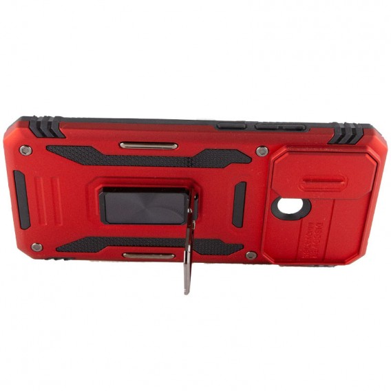 Ударостійкий чохол Camshield Army Ring для Xiaomi Redmi 9C / 10A, Червоний / Red