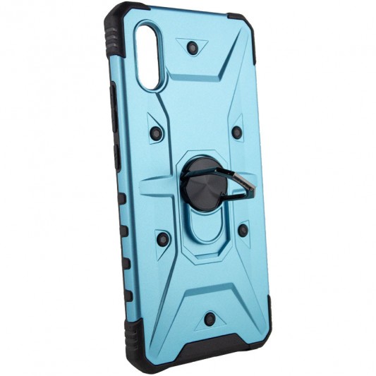 Ударостійкий чохол Pathfinder Ring для Xiaomi Redmi 9A Блакитний / Light Blue - зображення 1 