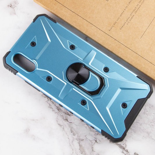 Ударостійкий чохол Pathfinder Ring для Xiaomi Redmi 9A Блакитний / Light Blue - зображення 3 