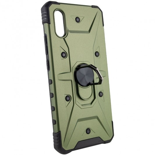 Ударопрочный чехол Pathfinder Ring для Xiaomi Redmi 9A Зеленый / Army Green - изображение 1