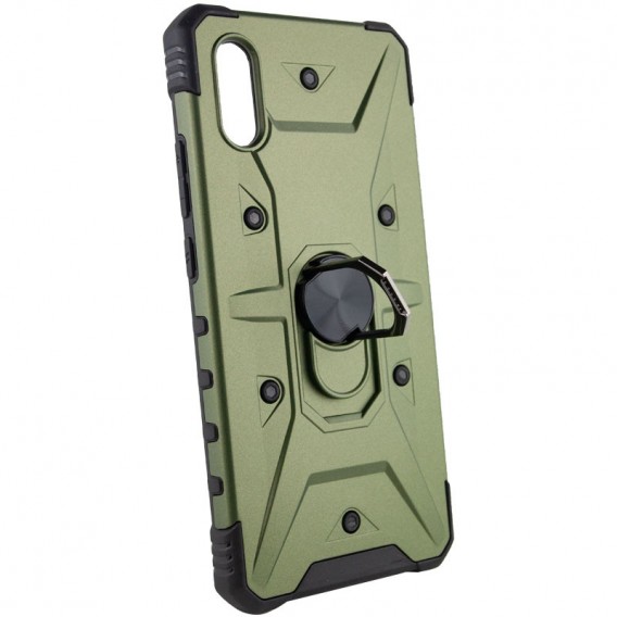 Ударостійкий чохол Pathfinder Ring для Xiaomi Redmi 9A, Зелений / Army Green