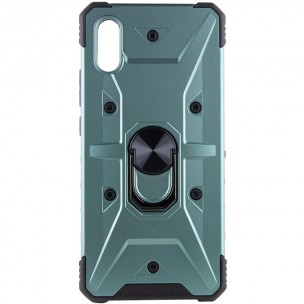 Ударопрочный чехол Pathfinder Ring для Xiaomi Redmi 9A Зеленый / Green