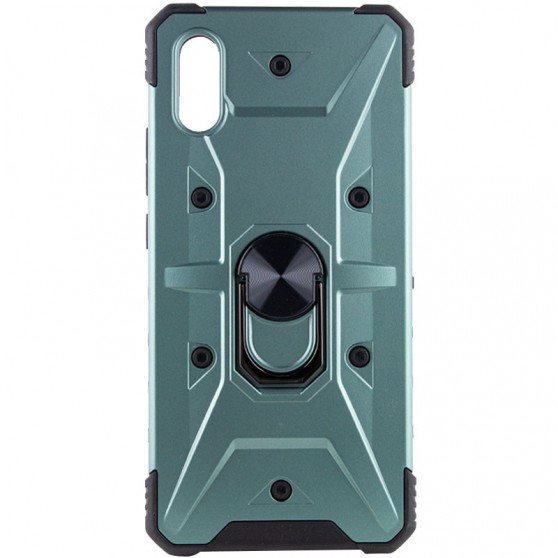 Ударопрочный чехол Pathfinder Ring для Xiaomi Redmi 9A Зеленый / Green