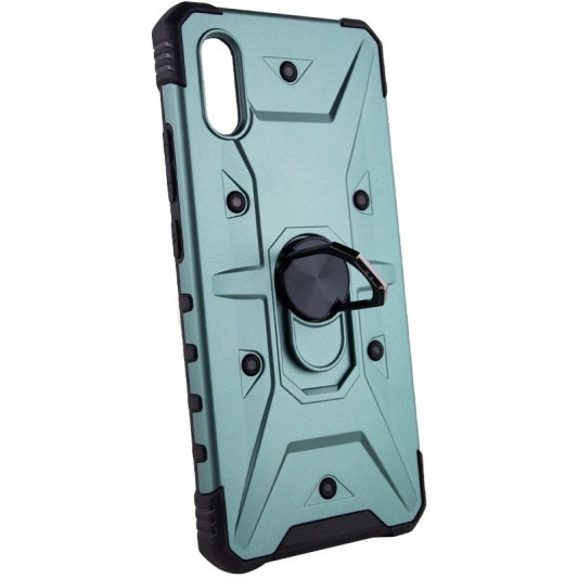Ударопрочный чехол Pathfinder Ring для Xiaomi Redmi 9A Зеленый / Green - изображение 1