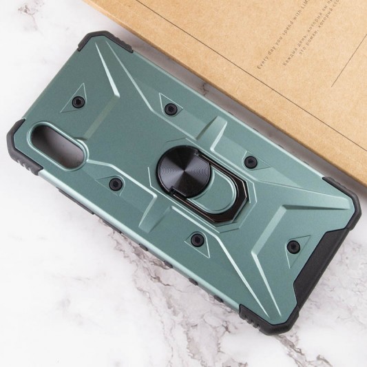 Ударопрочный чехол Pathfinder Ring для Xiaomi Redmi 9A Зеленый / Green - изображение 3