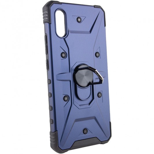Ударопрочный чехол Pathfinder Ring для Xiaomi Redmi 9A Синий / Navy - изображение 1