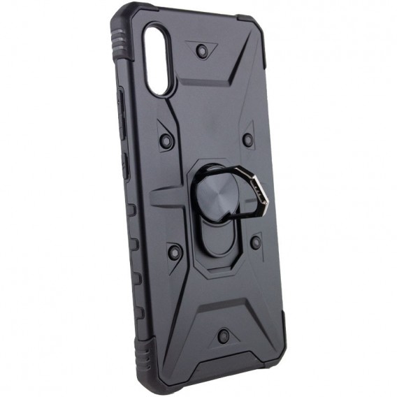 Ударостійкий чохол Pathfinder Ring для Xiaomi Redmi 9A, Чорний / Black