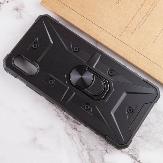 Ударопрочный чехол Pathfinder Ring для Xiaomi Redmi 9A Черный / Black - изображение 3