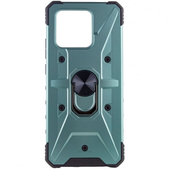 Ударостійкий чохол Pathfinder Ring для Xiaomi Redmi 10C / Poco C40, Зелений / Green