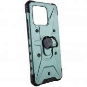 Ударопрочный чехол Pathfinder Ring для Xiaomi Redmi 10C/Poco C40, Зеленый/Green