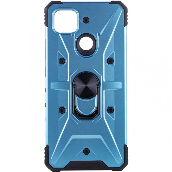 Ударостійкий чохол Pathfinder Ring для Xiaomi Redmi 9C / 10A Блакитний / Light Blue