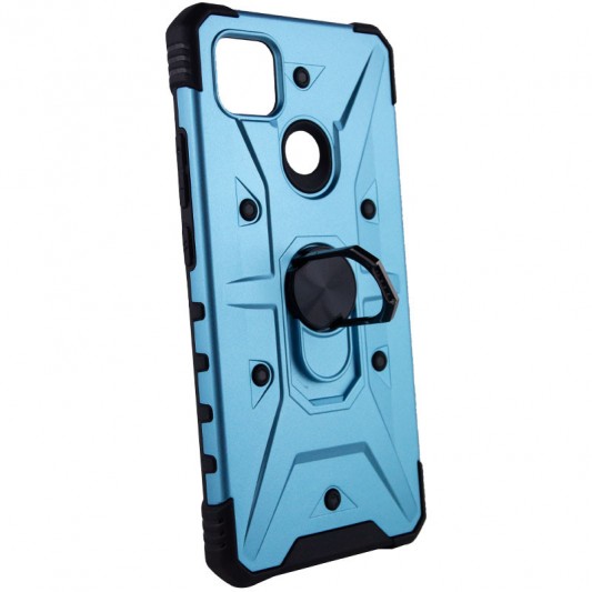 Ударопрочный чехол Pathfinder Ring для Xiaomi Redmi 9C / 10A Голубой / Light Blue - изображение 1