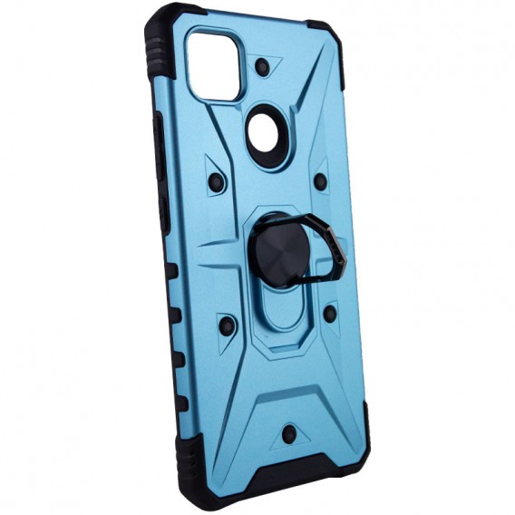 Ударостійкий чохол Pathfinder Ring для Xiaomi Redmi 9C / 10A, Блакитний / Light Blue