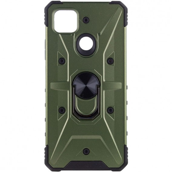 Ударостійкий чохол Pathfinder Ring для Xiaomi Redmi 9C / 10A, Зелений / Army Green