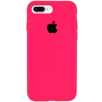 Чохол Silicone Case Full Protective (AA) для Apple iPhone 7 plus / 8 plus (5.5") Рожевий / Barbie pink