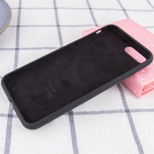 Чохол Silicone Case Full Protective (AA) для Apple iPhone 7 plus / 8 plus (5.5") Чорний / Black - зображення 2 