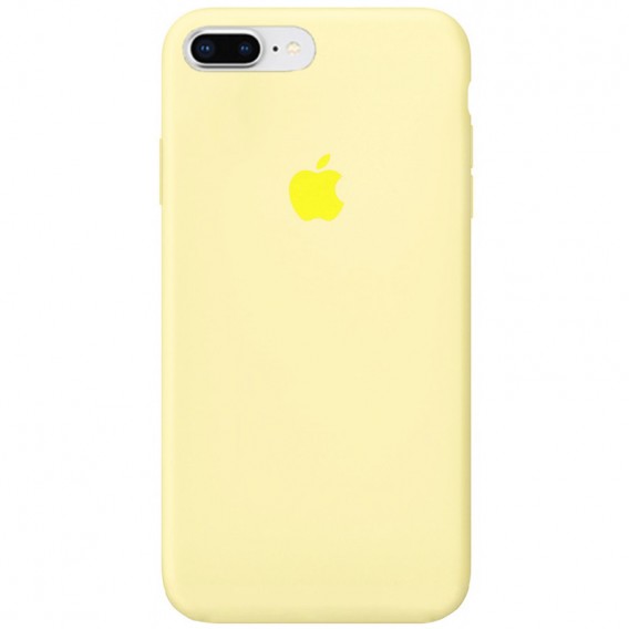 Чохол для iPhone 7 plus / 8 plus (5.5") - Silicone Case Full Protective (AA), Жовтий/Mellow Yellow