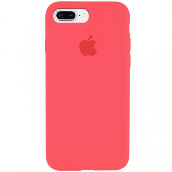 Чохол Silicone Case Full Protective (AA) для Apple iPhone 7 plus / 8 plus (5.5") Кавуновий / Watermelon red