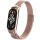 Ремінець Milanese Loop Design для Xiaomi Mi Band 3/4 Champagne gold